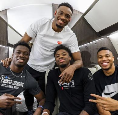 All of Francis Antetokounmpo four younger brothers are professional basketball players